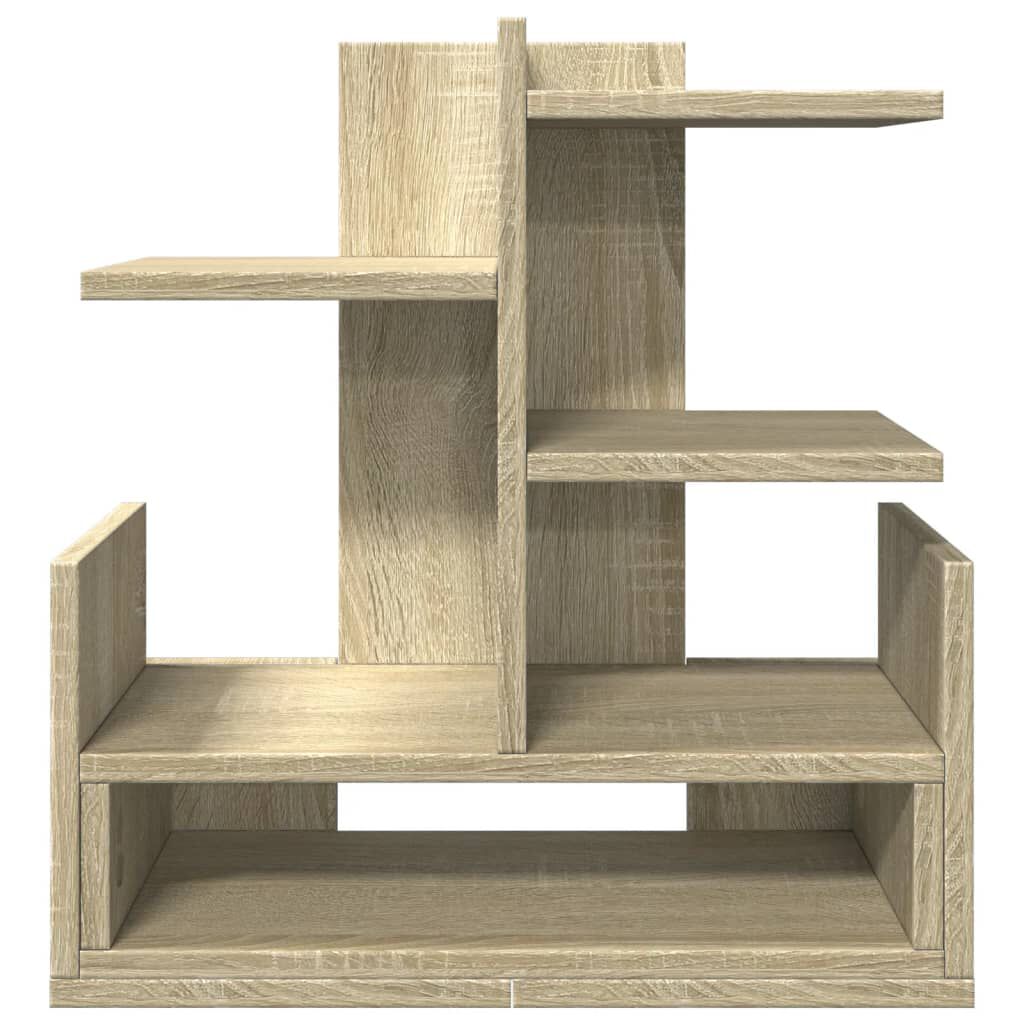vidaXL Organizator birou, stejar sonoma, 49x20x52,5 cm lemn prelucrat