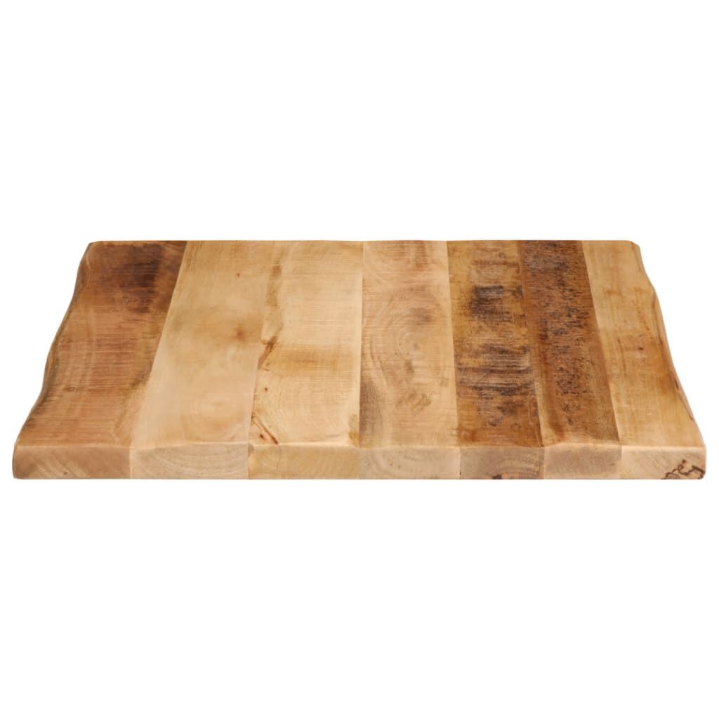 vidaXL Blat de masă contur organic 40x40x3,8 cm lemn masiv mango brut