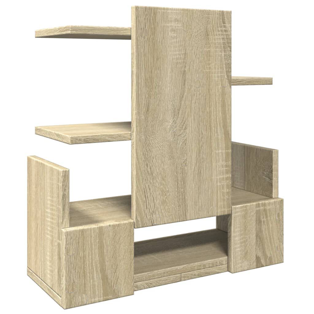 vidaXL Organizator birou, stejar sonoma, 49x20x52,5 cm lemn prelucrat