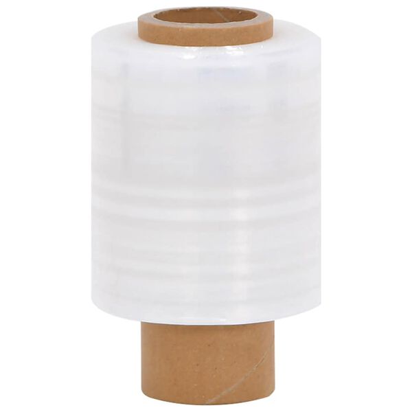 vidaXL Filme extensibile 50 buc Transparente 23 µm 10 cm x 150 m