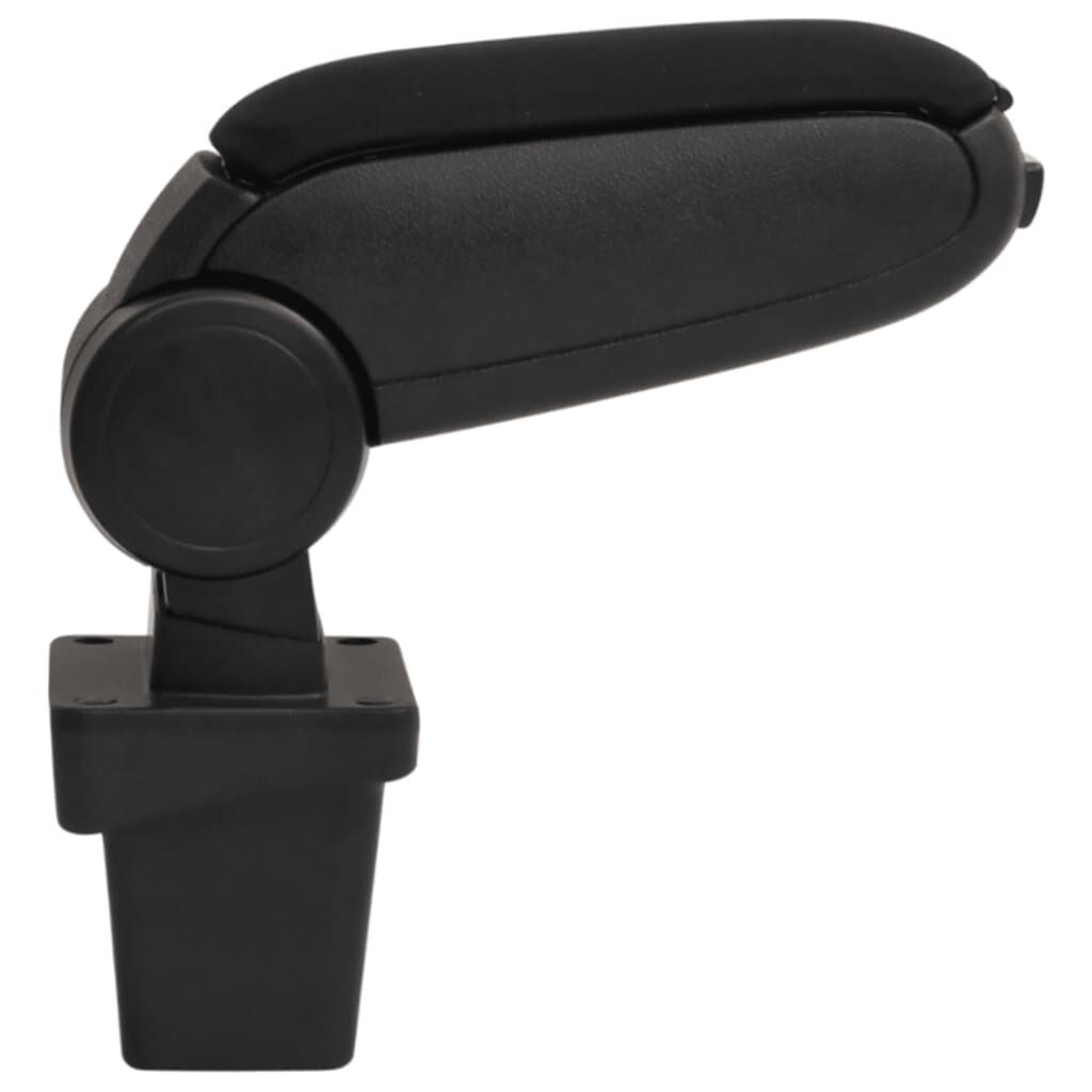 vidaXL Cotieră auto, negru, 14x33x(32-48,5) cm ABS