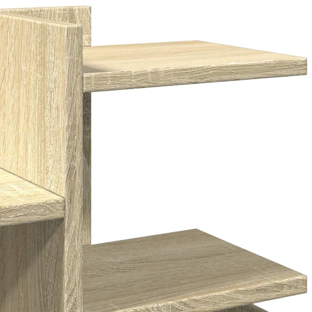 vidaXL Organizator birou, stejar sonoma, 49x20x52,5 cm lemn prelucrat