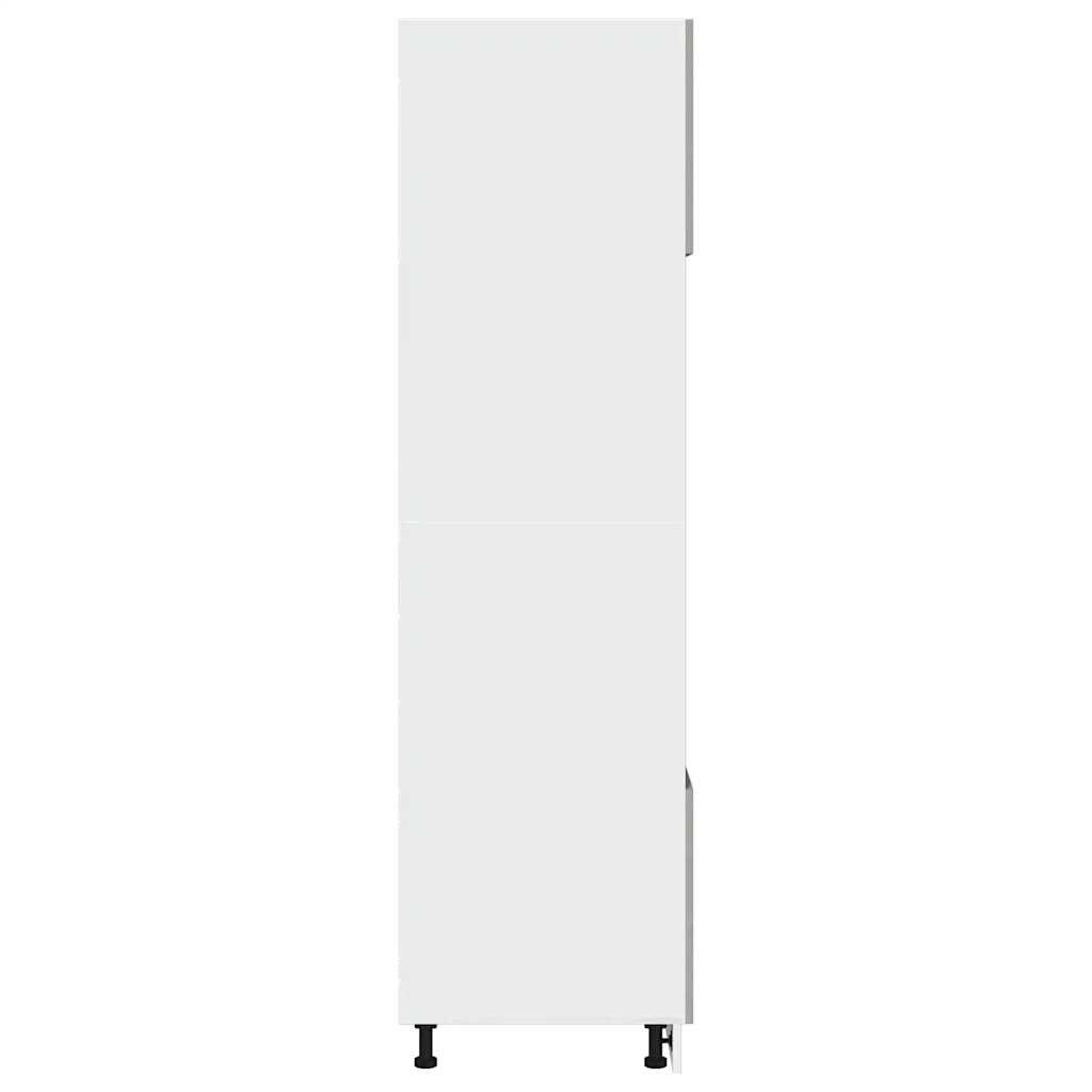 vidaXL Dulap de cuptor cu microunde “Lyon”, gri beton, 60x57x207 cm