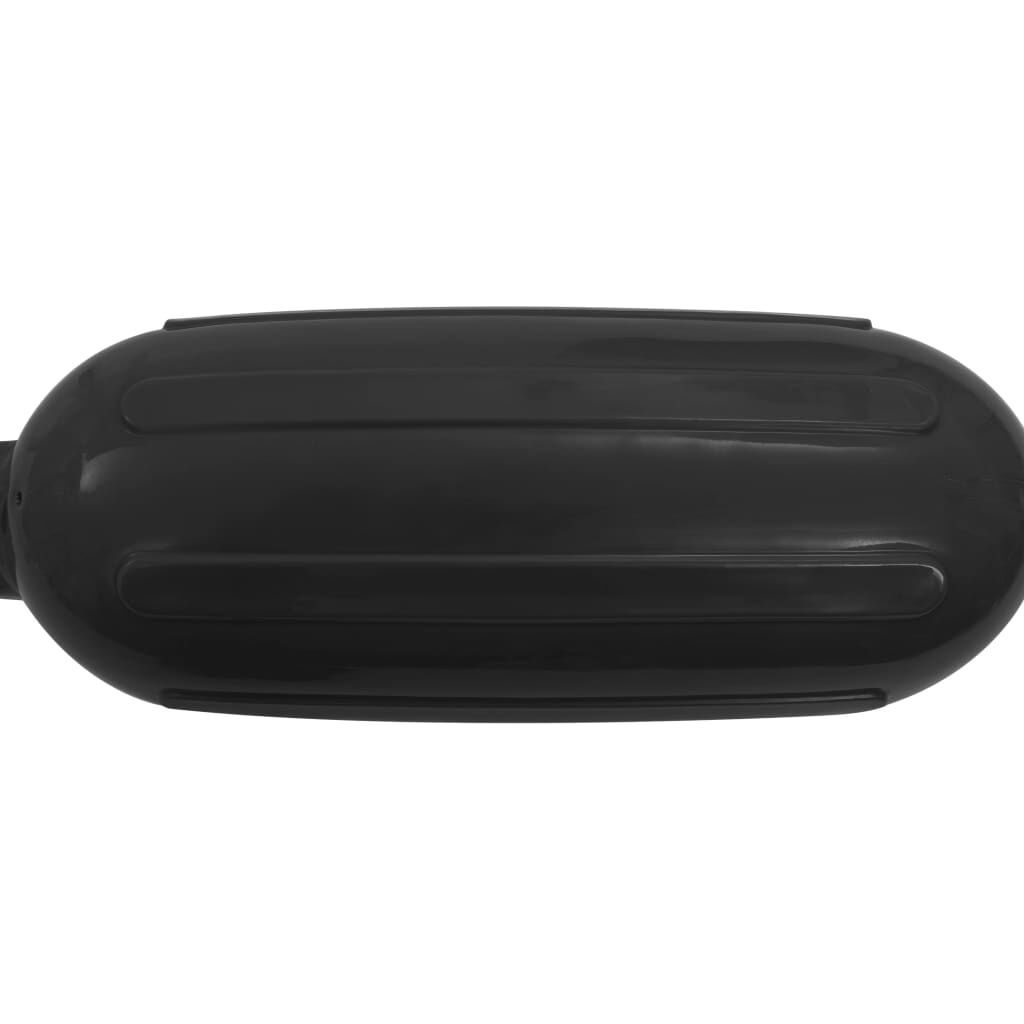 vidaXL Bară de protecție barcă, 4 buc., negru, 41x11,5 cm, PVC