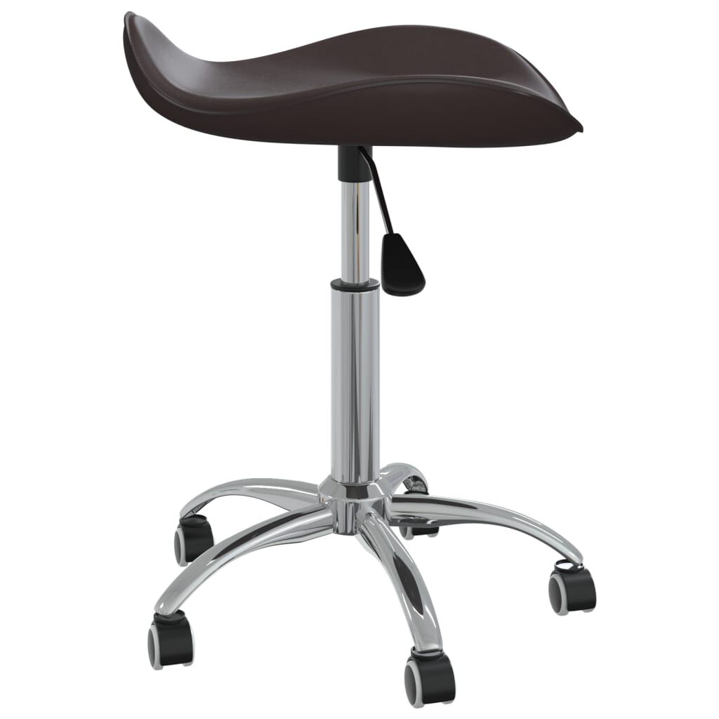 vidaXL Scaun pentru salon spa, maro, piele ecologică