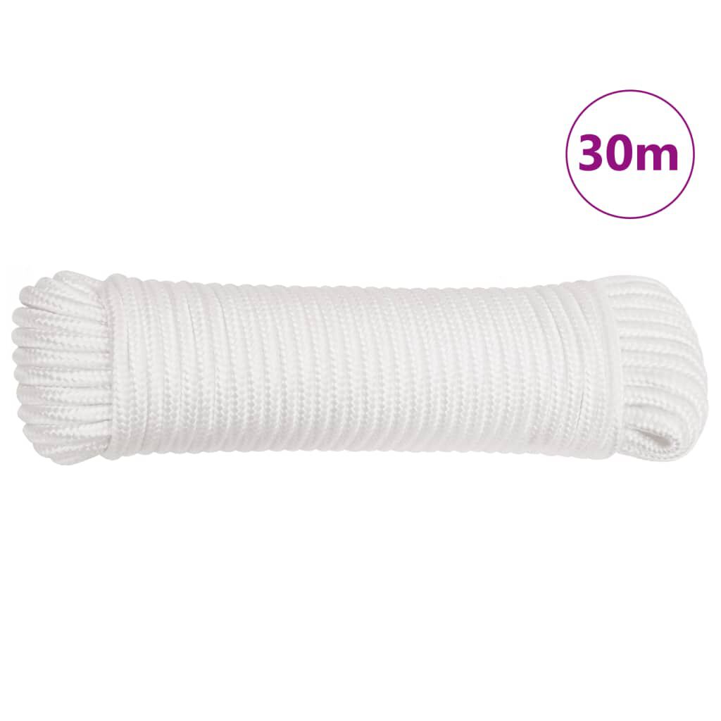 vidaXL Ancoră pliabilă cu funie, argintiu, 1,5 kg, fier maleabil