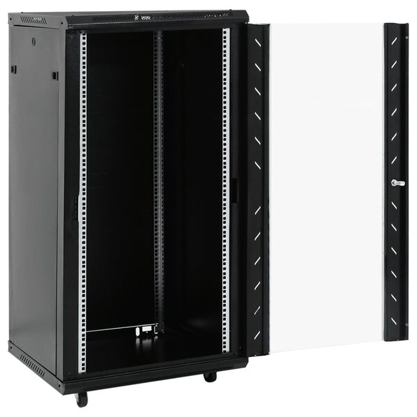 vidaXL Dulap server, picioare pivotante, 22U 19" IP20 60x60x120 cm