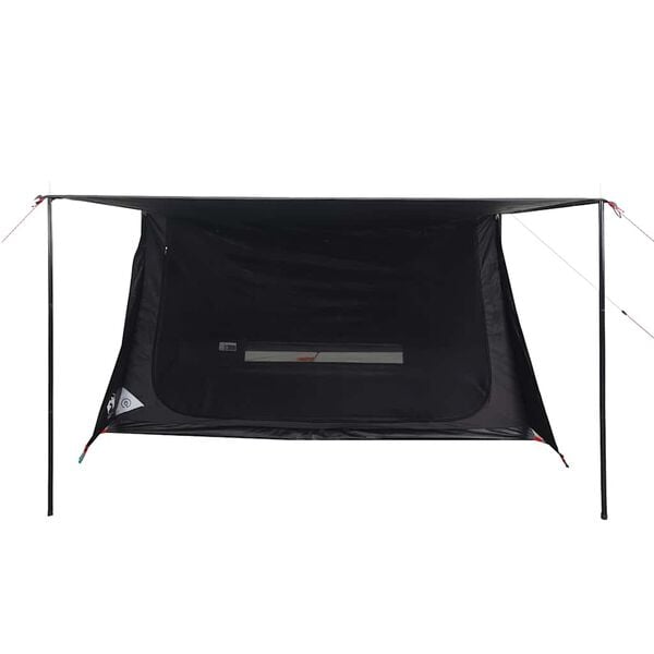 vidaXL Cort camping, 2 persoane, alb, țesătură opacă, impermeabil