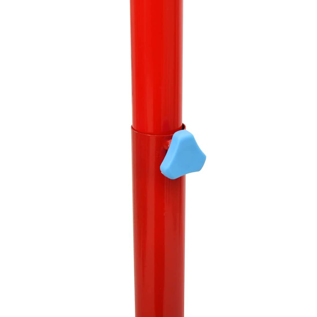 vidaXL Set de joc de baschet portabil, reglabil, 138,5-166 cm