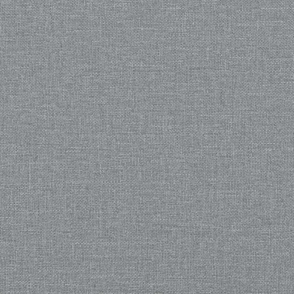 vidaXL Pernă tăblie de pat, gri deschis, 80 cm, material textil