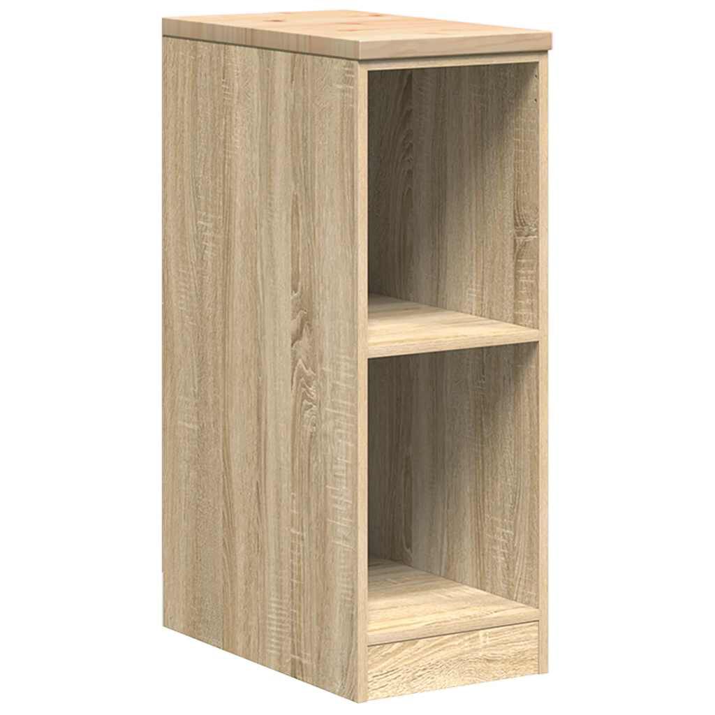 vidaXL Dulap depozitare garaj Stejar Sonoma 30x51x85 cm lemn masiv pin